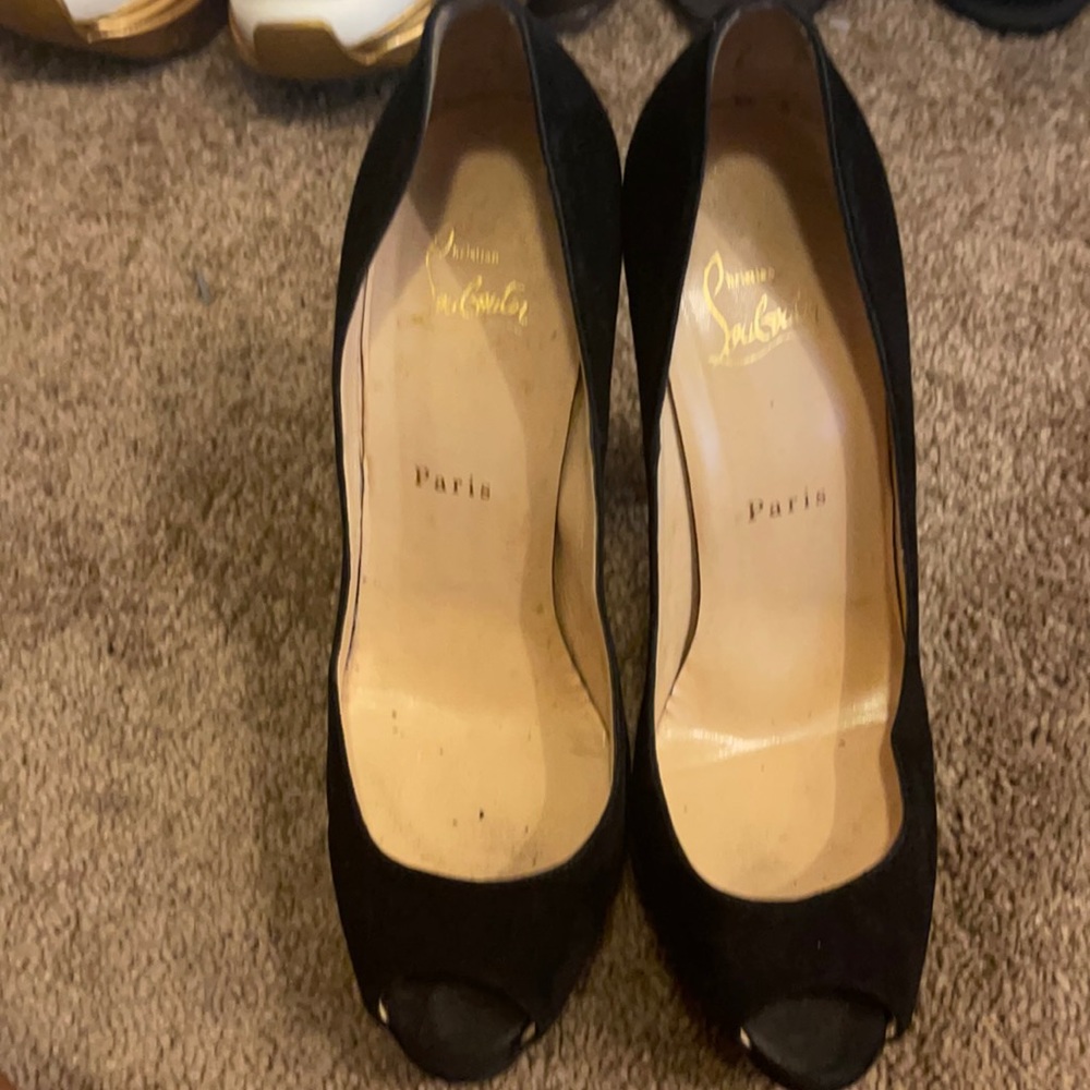 Suede Christian Louboutin